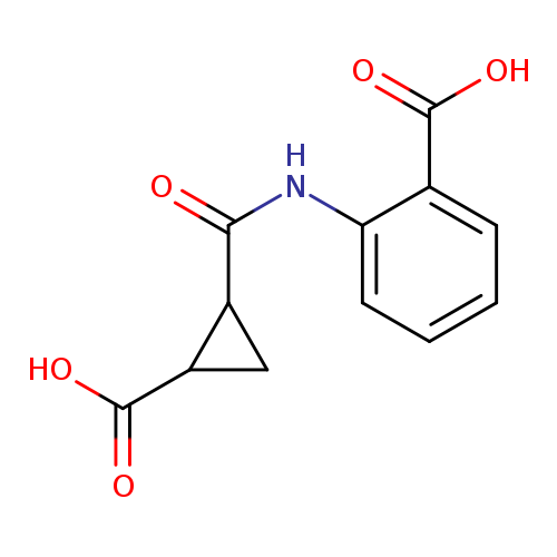 2-(2-carboxycyclopropaneamido)benzoic acid