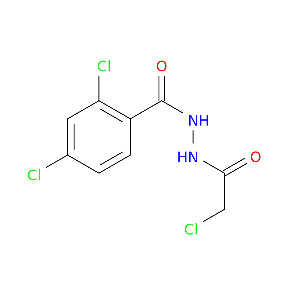 2,4-dichloro-N'-(2-chloroacetyl)benzohydrazide