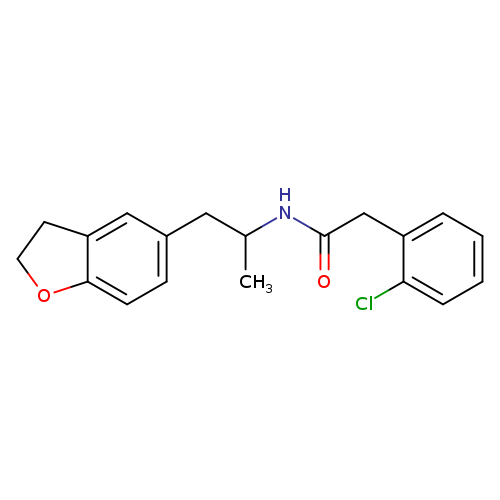 2-(2-chlorophenyl)-N-[1-(2,3-dihydro-1-benzofuran-5-yl)propan-2-yl]acetamide