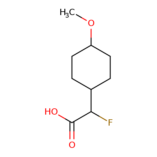 2-fluoro-2-(4-methoxycyclohexyl)acetic acid