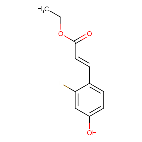 2-Propenoic acid, 3-(2-fluoro-4-hydroxyphenyl)-, ethyl ester, (2E)-