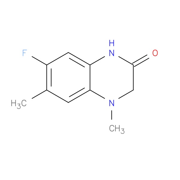 7-fluoro-4,6-dimethyl-1,2,3,4-tetrahydroquinoxalin-2-one