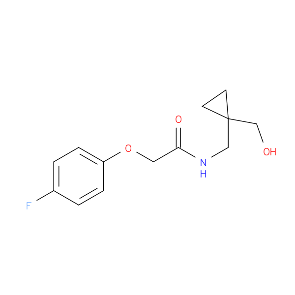 2-(4-fluorophenoxy)-N-{[1-(hydroxymethyl)cyclopropyl]methyl}acetamide