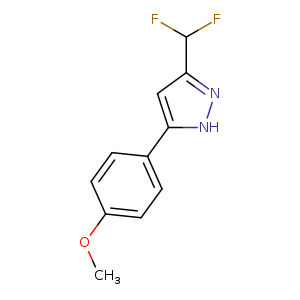 3-Difluoromethyl-5-(4-methoxyphenyl)pyrazole