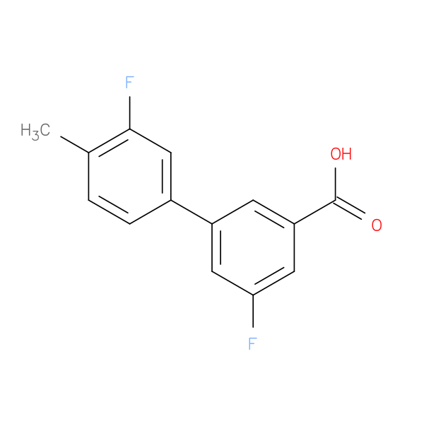5-Fluoro-3-(3-fluoro-4-methylphenyl)benzoic acid