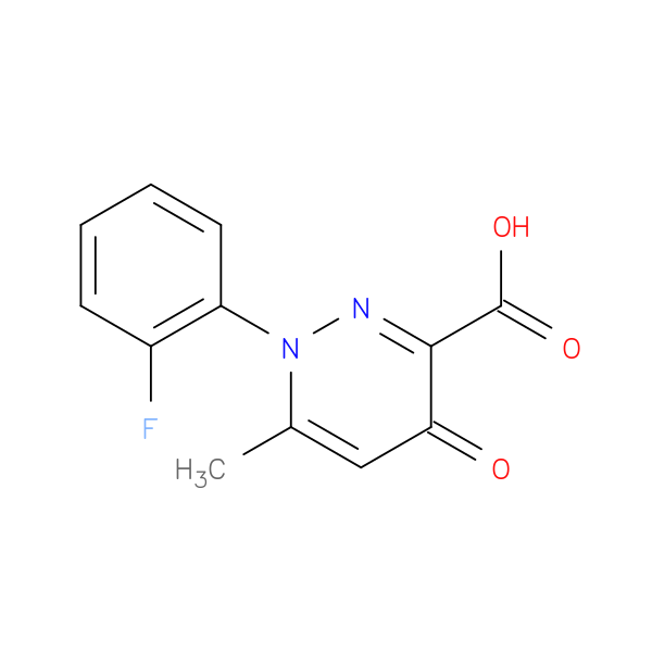 1-(2-fluorophenyl)-6-methyl-4-oxo-1,4-dihydropyridazine-3-carboxylic acid