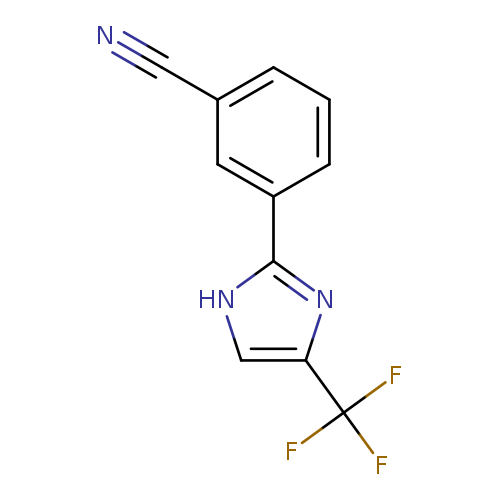 3-[4-(trifluoromethyl)-1H-imidazol-2-yl]benzonitrile