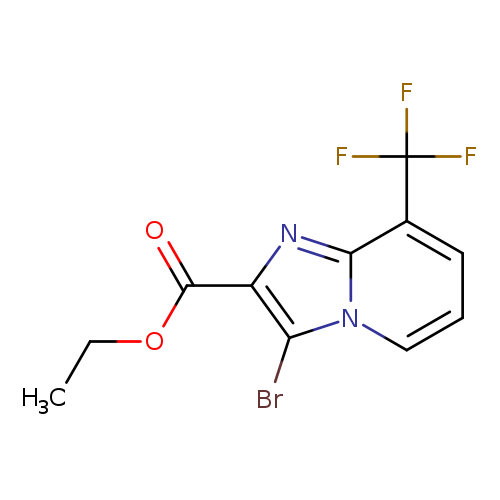 Ethyl3-bromo-8-(trifluoromethyl)imidazo[1,2-a]pyridine-2-carboxylate