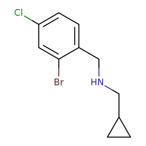 [(2-bromo-4-chlorophenyl)methyl](cyclopropylmethyl)amine