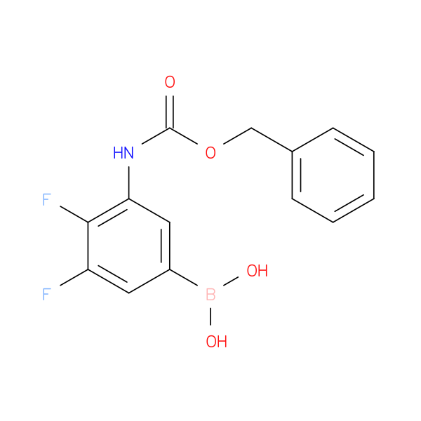 (3-{[(Benzyloxy)carbonyl]amino}-4,5-difluorophenyl)boronic acid