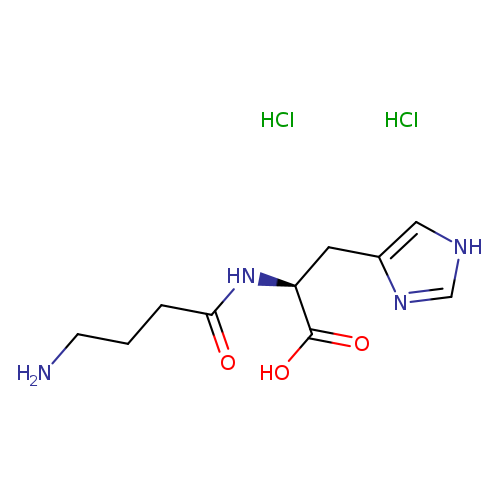 (2S)-2-(4-aminobutanamido)-3-(1H-imidazol-4-yl)propanoic acid dihydrochloride