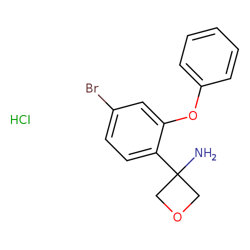 3-(4-bromo-2-phenoxyphenyl)oxetan-3-amine hydrochloride