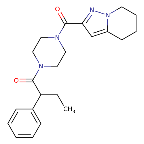 2-phenyl-1-(4-{4H,5H,6H,7H-pyrazolo[1,5-a]pyridine-2-carbonyl}piperazin-1-yl)butan-1-one
