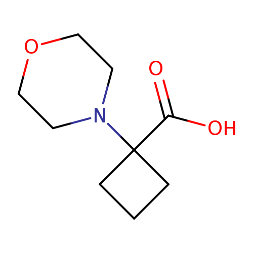 1-(morpholin-4-yl)cyclobutane-1-carboxylic acid