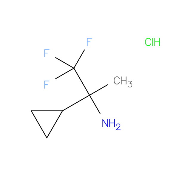 2-Cyclopropyl-1,1,1-trifluoropropan-2-amine hydrochloride