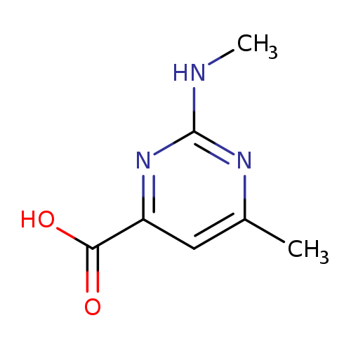 6-Methyl-2-(methylamino)pyrimidine-4-carboxylic acid