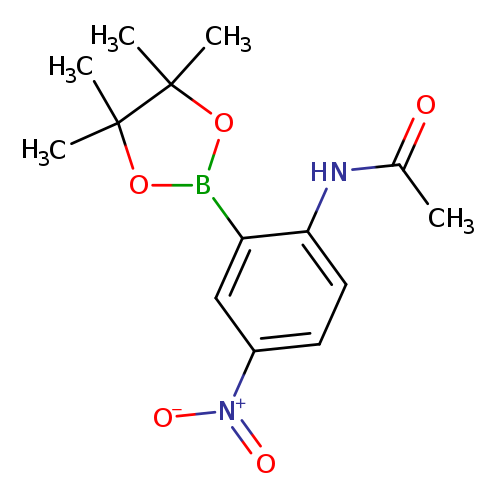 2-Acetamido-5-nitrophenylboronic acid, pinacol ester