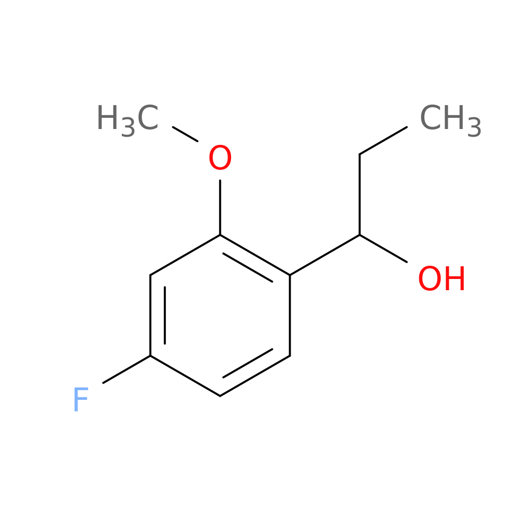1-(4-Fluoro-2-methoxyphenyl)-1-propanol