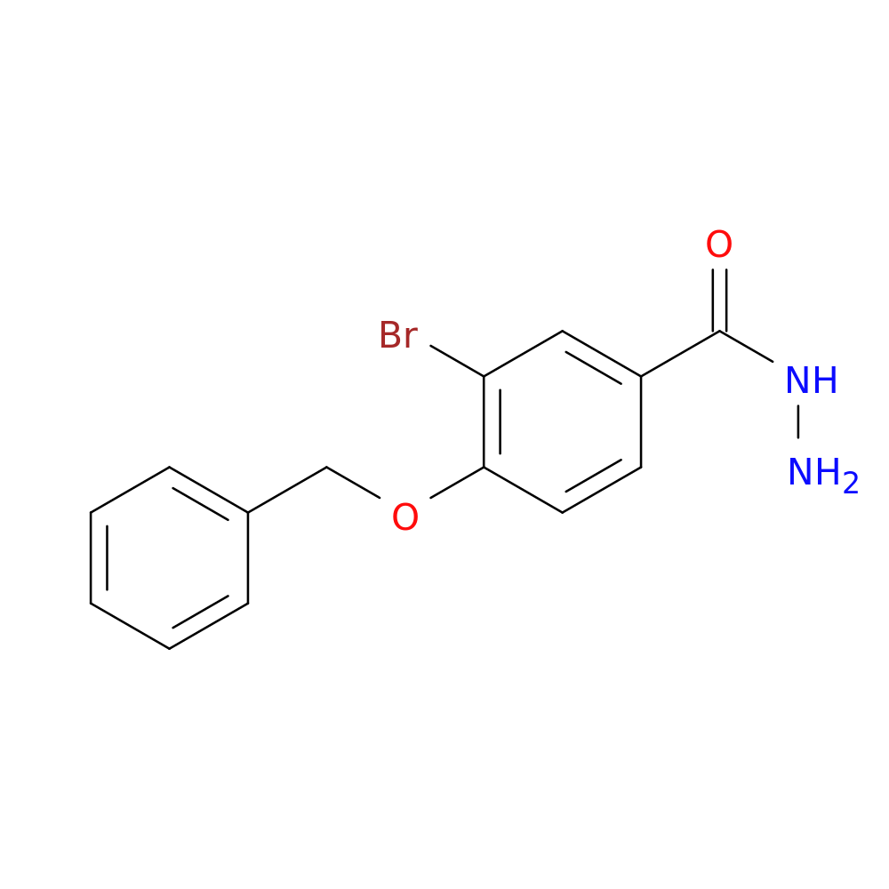 4-Benzyloxy-3-bromo-benzoic acid hydrazide