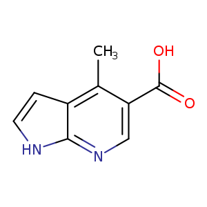 1H-Pyrrolo[2,3-b]pyridine-5-carboxylic acid, 4-methyl-