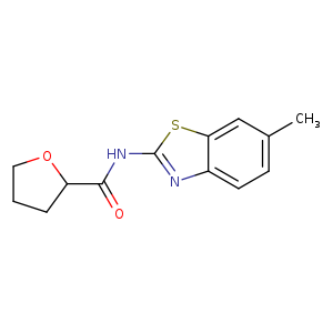N-(6-methyl-1,3-benzothiazol-2-yl)tetrahydro-2-furancarboxamide