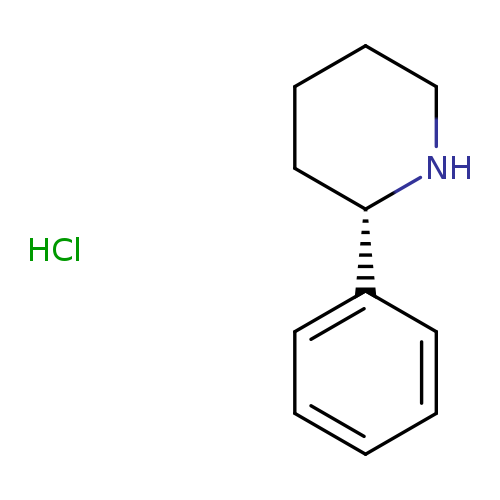 Piperidine, 2-phenyl-, hydrochloride (1:1), (2S)-