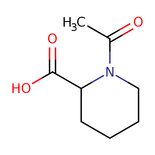 1-acetyl-2-piperidinecarboxylic acid