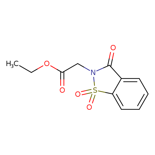 Ethyl2,3-dihydro-3-oxo-1,2-benzisothiazole-2-acetate-1,1-dioxide
