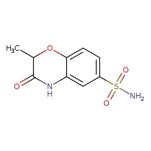 2-methyl-3-oxo-3,4-dihydro-2H-1,4-benzoxazine-6-sulfonamide