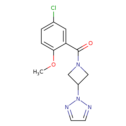 2-[1-(5-chloro-2-methoxybenzoyl)azetidin-3-yl]-2H-1,2,3-triazole