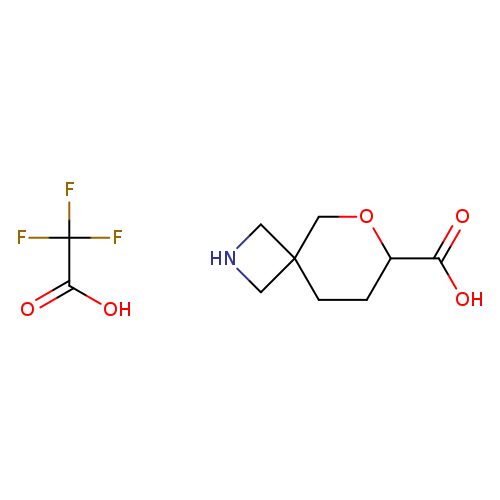 6-oxa-2-azaspiro[3.5]nonane-7-carboxylic acid, trifluoroacetic acid
