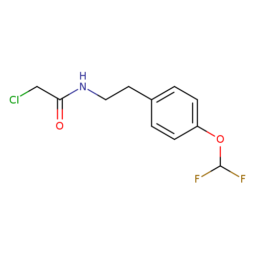 2-chloro-N-{2-[4-(difluoromethoxy)phenyl]ethyl}acetamide