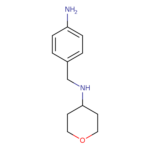 N-[(4-aminophenyl)methyl]oxan-4-amine