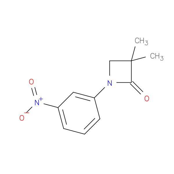 3,3-dimethyl-1-(3-nitrophenyl)azetidin-2-one