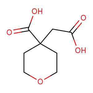 4-(carboxymethyl)oxane-4-carboxylic acid