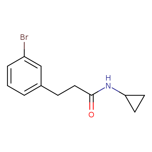 3-(3-Bromophenyl)-N-cyclopropylpropanamide