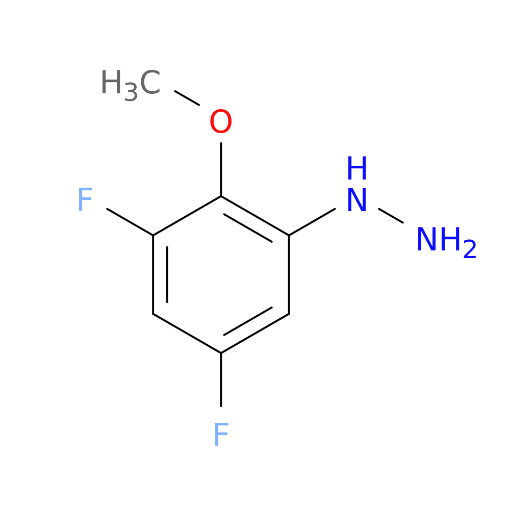(3,5-difluoro-2-methoxyphenyl)hydrazine