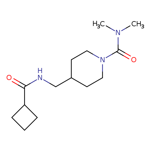 4-[(cyclobutylformamido)methyl]-N,N-dimethylpiperidine-1-carboxamide