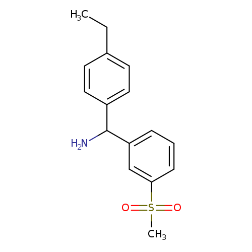 (4-ethylphenyl)(3-methanesulfonylphenyl)methanamine