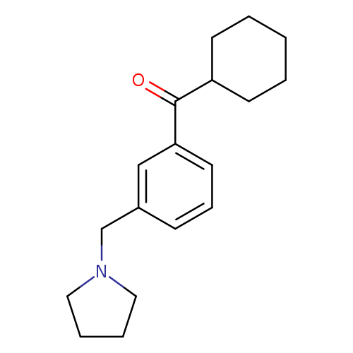 Cyclohexyl 3-(pyrrolidinomethyl)phenyl ketone