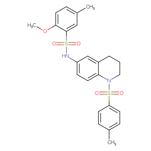 2-methoxy-5-methyl-N-[1-(4-methylbenzenesulfonyl)-1,2,3,4-tetrahydroquinolin-6-yl]benzene-1-sulfonamide