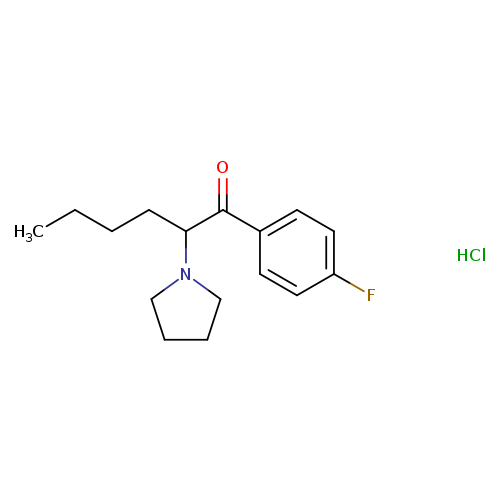 1-(4-fluorophenyl)-2-(pyrrolidin-1-yl)hexan-1-one,monohydrochloride