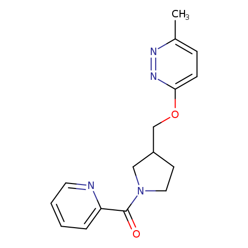 3-methyl-6-{[1-(pyridine-2-carbonyl)pyrrolidin-3-yl]methoxy}pyridazine