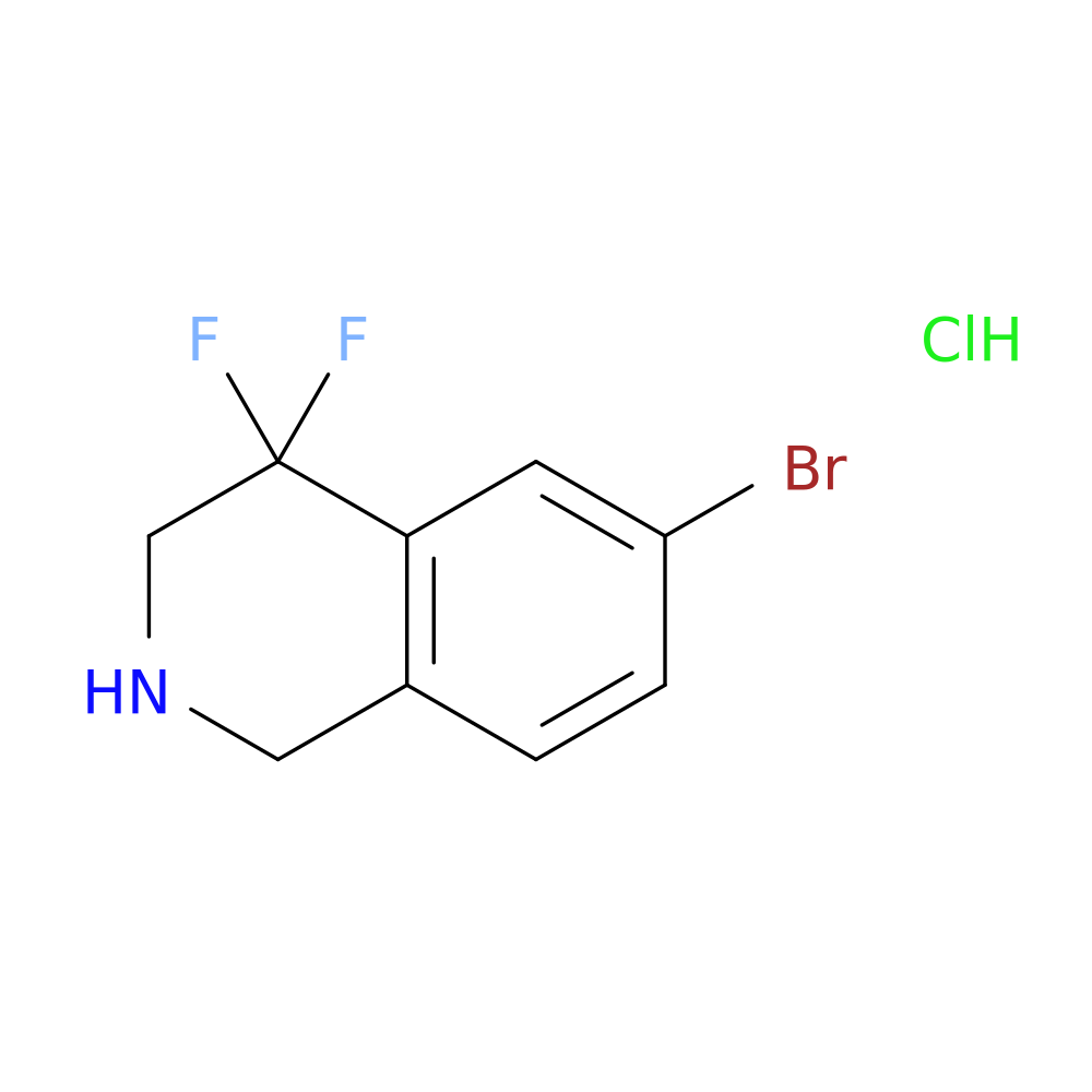 6-Bromo-4,4-difluoro-1,2,3,4-tetrahydroisoquinoline hydrochloride