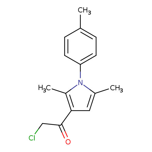 2-Chloro-1-(2,5-dimethyl-1-(p-tolyl)-1H-pyrrol-3-yl)ethanone