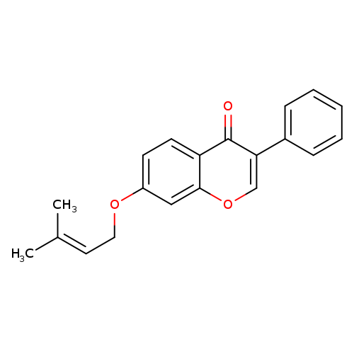 7-[(3-methylbut-2-en-1-yl)oxy]-3-phenyl-4H-chromen-4-one