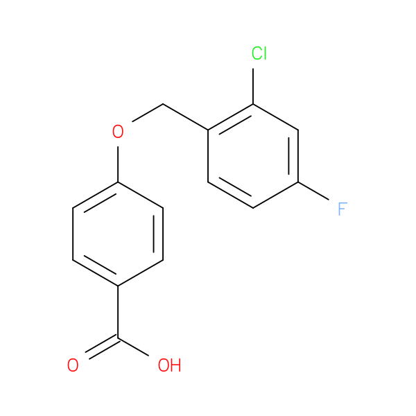 4-[(2-Chloro-4-fluorobenzyl)oxy]benzoic acid
