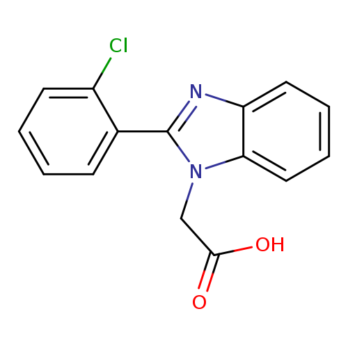 2-[2-(2-chlorophenyl)-1H-1,3-benzodiazol-1-yl]acetic acid
