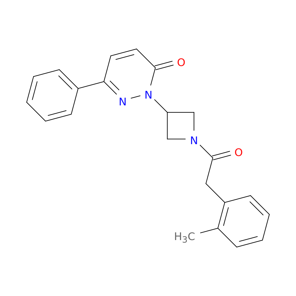 2-{1-[2-(2-methylphenyl)acetyl]azetidin-3-yl}-6-phenyl-2,3-dihydropyridazin-3-one