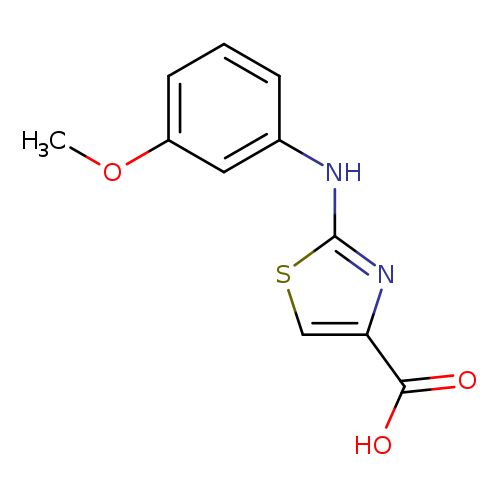 2-((3-Methoxyphenyl)amino)thiazole-4-carboxylic acid